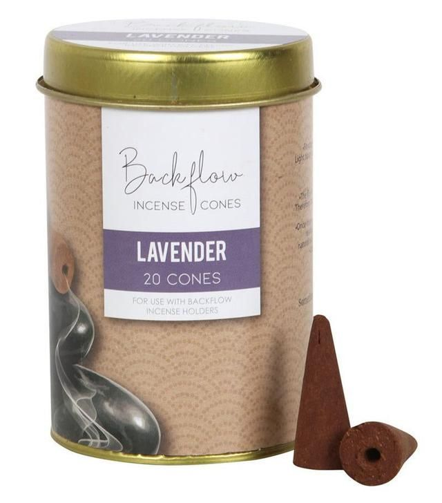 Lavender Jumbo Backflow Incense Cones Box Of 20
