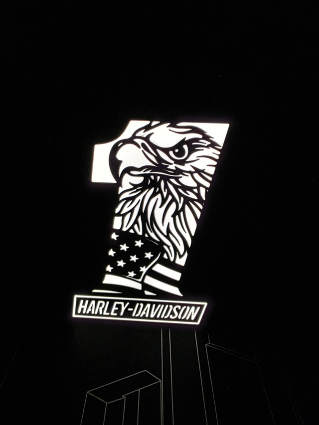Lampada Harley Davidson 1 Eagle