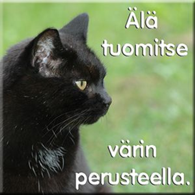 Magneetti "Älä tuomitse"