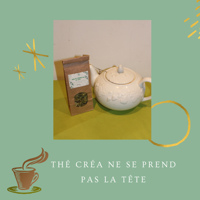 Crea ne se prend pas la tête  - Thé vert 50g