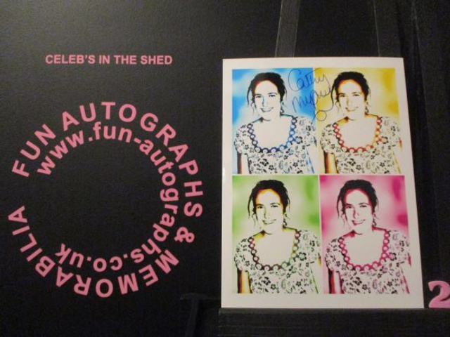 Cathy Murphy Authentic Autographed 6x4.5 Pop Art Limited Edition (2)