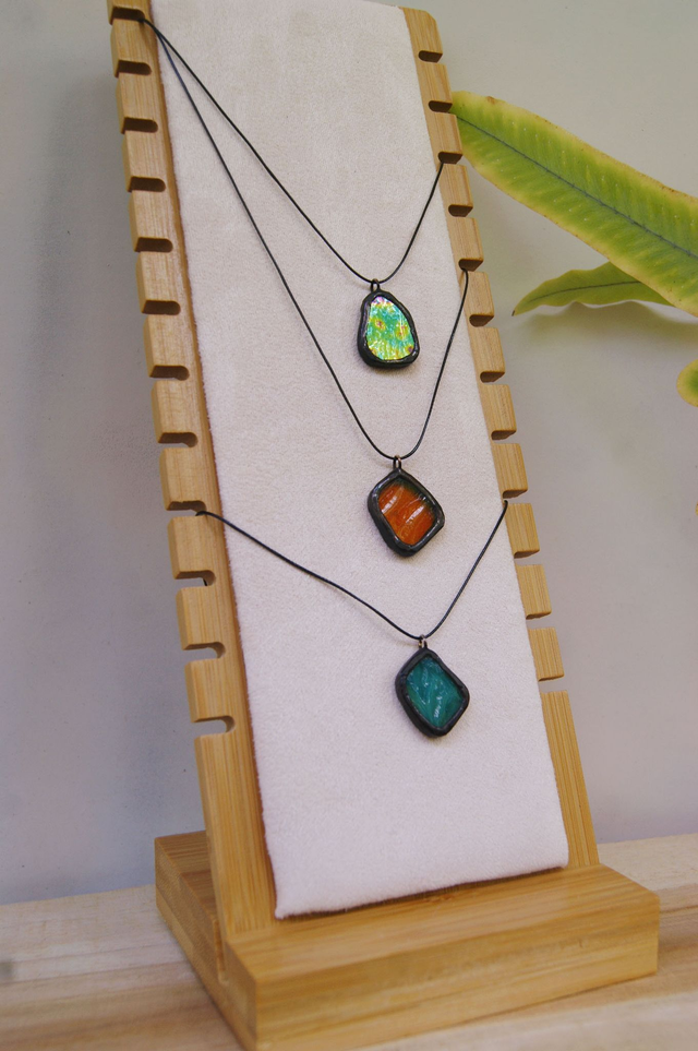 Collier pendant verre ● Série 1