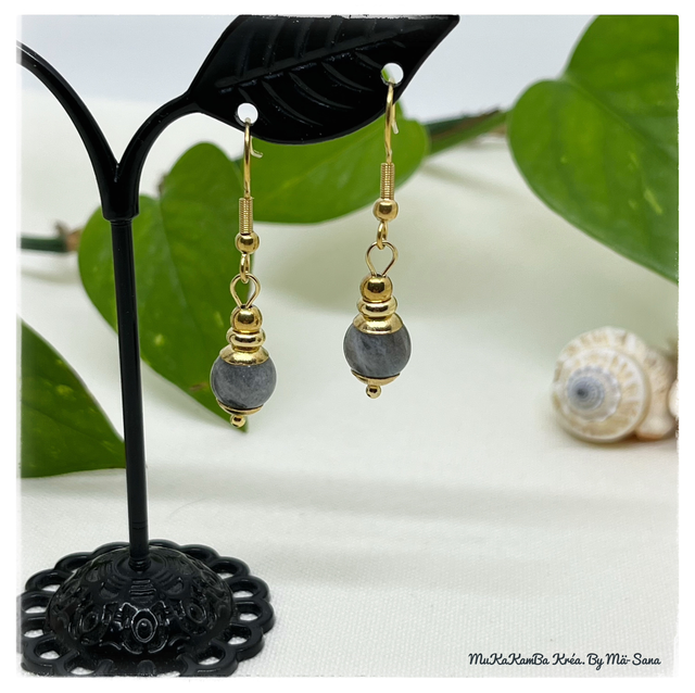 Boucles d’oreilles « aura »