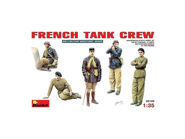 équipage de char français - miniart 35105 1/35