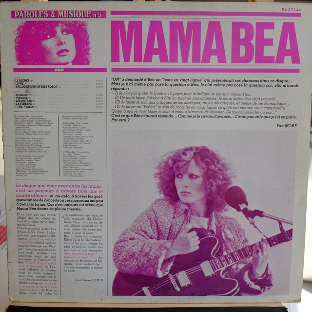 MAMA BEA - Paroles et musique