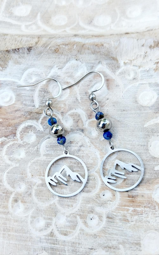 Boucles d'oreilles "Montagne"