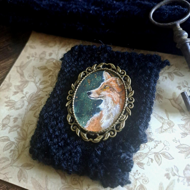 Broche Forestière Rousse-queue édition limitée 🦊