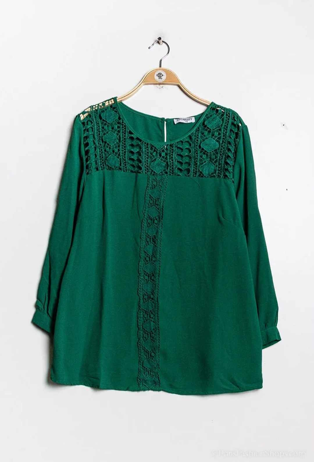 BLOUSE LOUISE VERTE