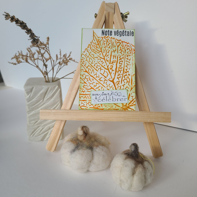 Carte un jour à célébrer - Note végétale