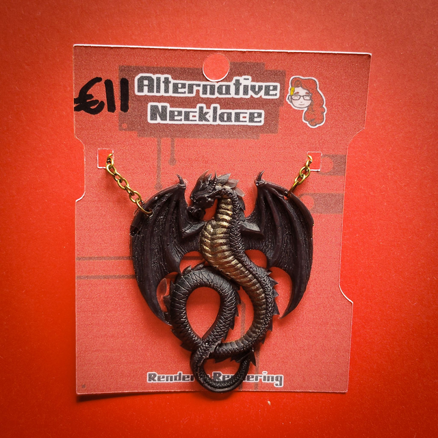 Dragon Black Copper - Alternative - Necklace  [NL-ALT-DRG-BCOP]