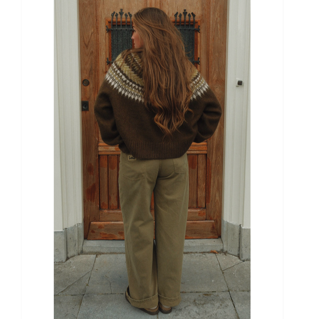 Lois Jeans Skater Loose Military Olive 