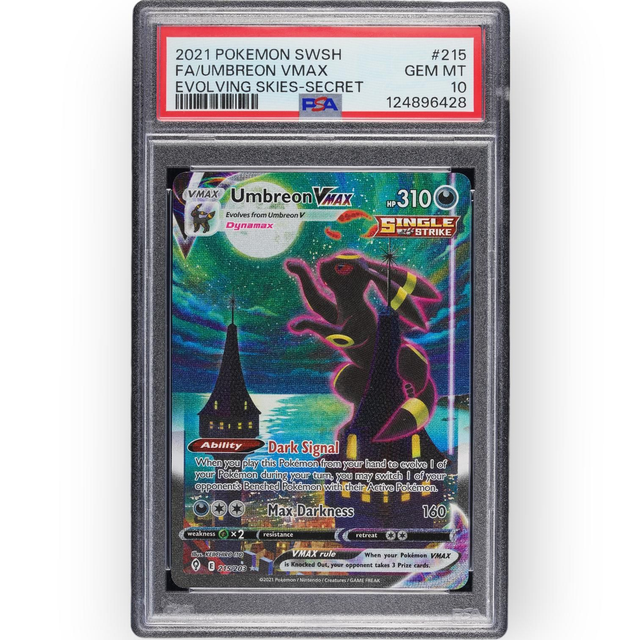 Nachtara VMAX Alt Art PSA 10 | Moonbreon #215 | Evolving Skies