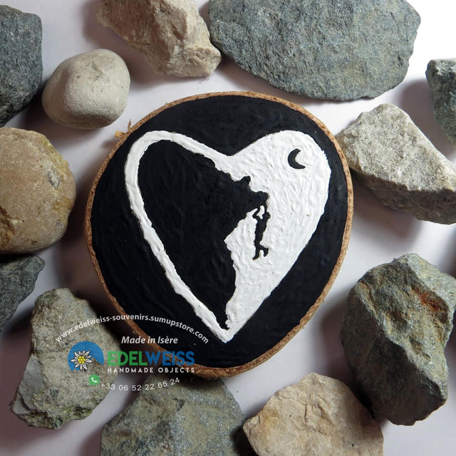 Climbing coeur blanc