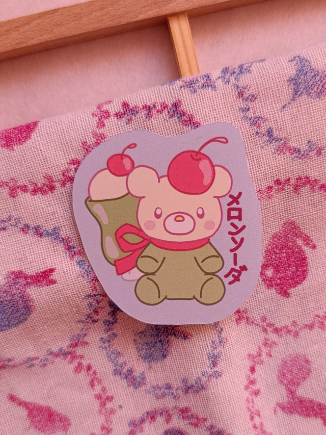 Melon Soda Bär Sticker 