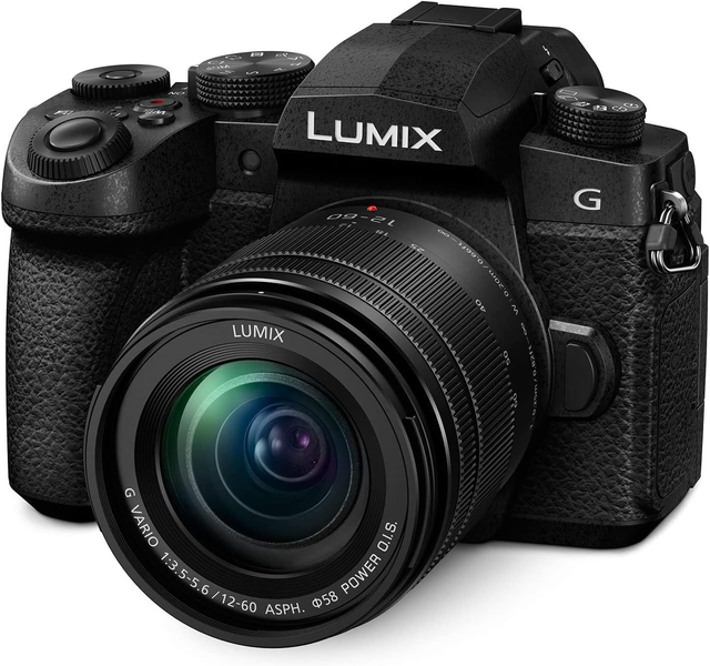 Panasonic LUMIX G95D 20.3 Megapixel Mirrorless Camera, 12-60mm F3.5-5.6 Micro Four Thirds Lens, 5-Axis Dual I.S. 2, 4K 24p 30p Video
