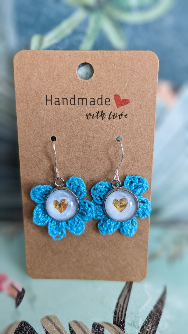 Boucles d&#039;oreilles crochet en argent