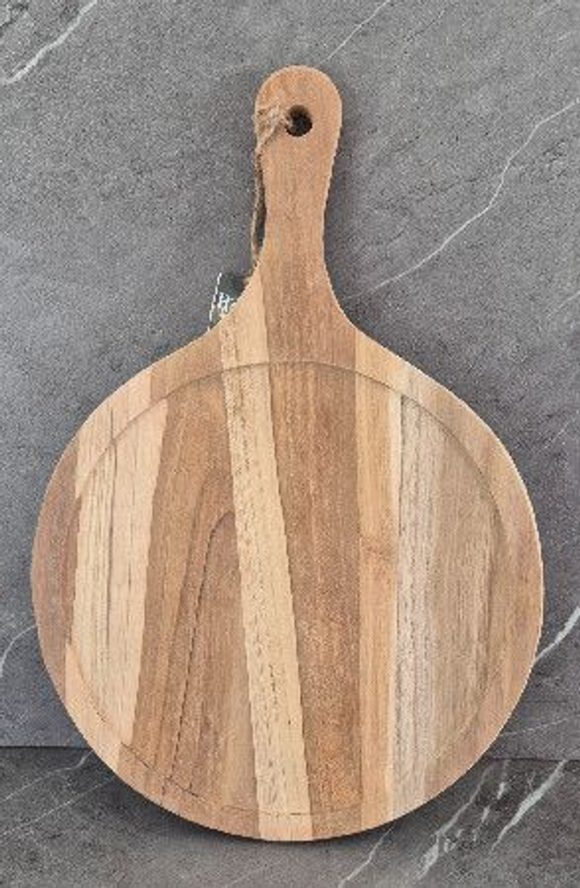 Tapasplank teakhoud rond