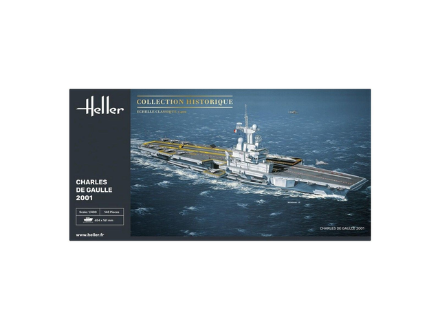 Porte avions Charles de Gaulle Heller 81072 1/400