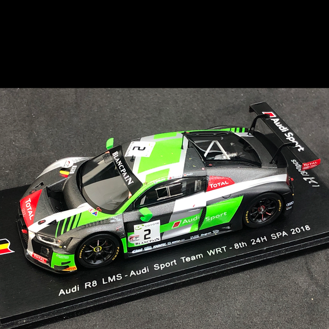 Audi R8 LMS 24h Spa 2018 Team WRT  R. Rast - N. Müller - R. Frijns Spark 1:43