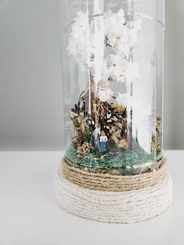 Lover Cherry Tree Forest Chill ECO Handmade Bottle Art Decor 