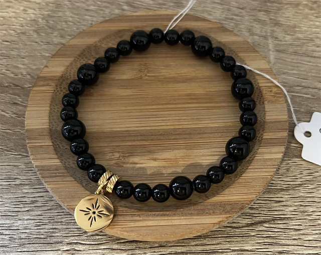 Bracelet obsidienne