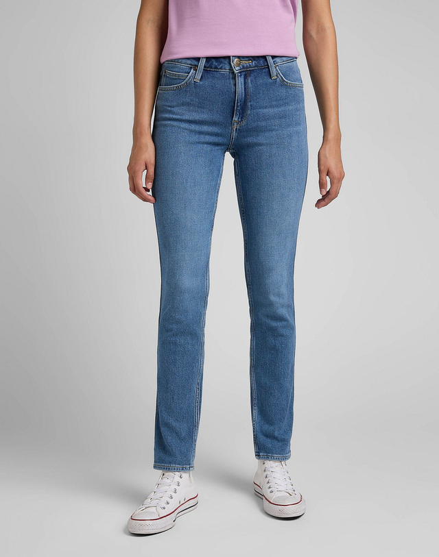 66239444 -  LEE JEANS Elly in Weathered Mid 99- Cotton 1- Elastane