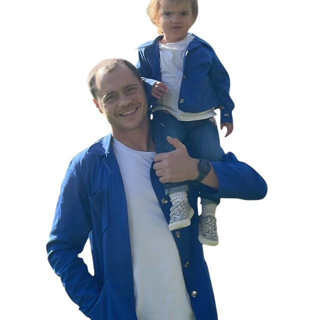 Veste Atelier Homme - Nuance Bleu Électrique 