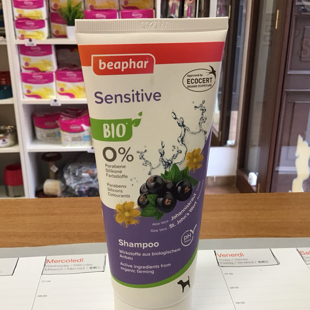 BEAPHAR SENSITIVE BIO SCHAMPOO CANE 200ML 8711231177455