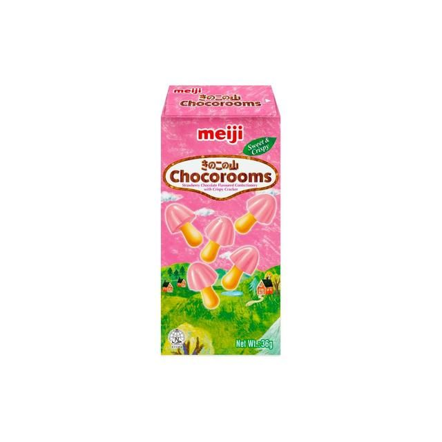 Meiji Chocorooms Strawberry 36g