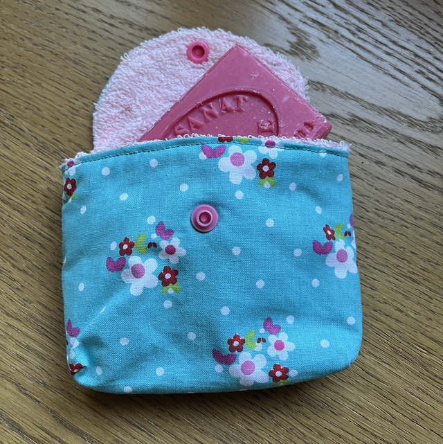 Pochette de voyage pour savon 