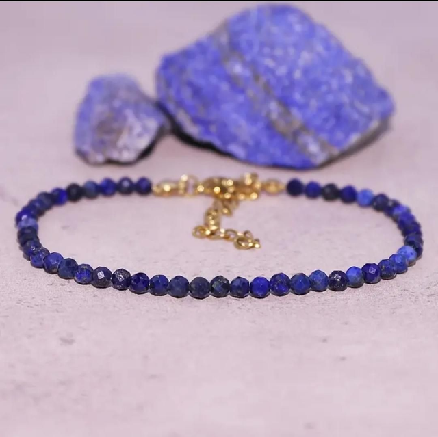 Bracelet en Lapis-Lazuli - 4mm