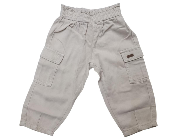 Pantalon cargo beige