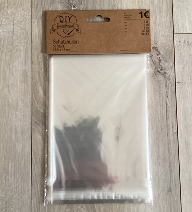 Enveloppe de protection transparente neuf 12,5x16cm 50x dans un paquet