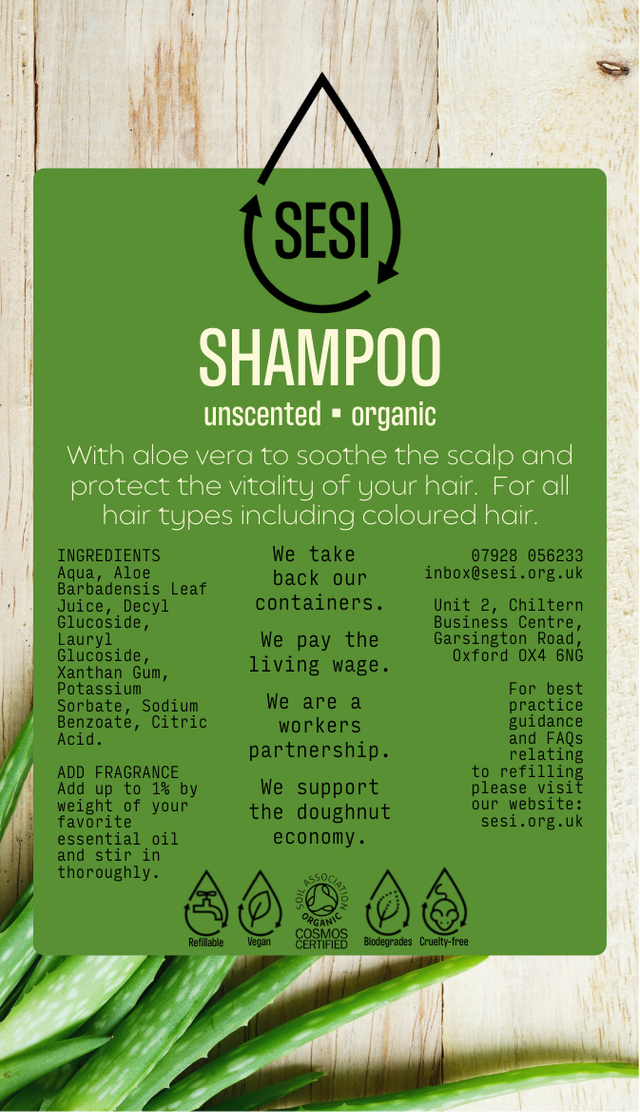 Hair Shampoo Organic | SESI Unscented