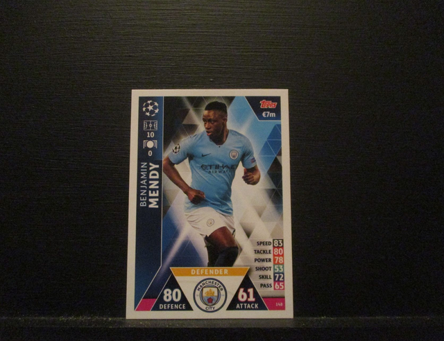 Benjamin Mendy - UEFA Champions League Match Attax 2018/19 Original Trading Card #148