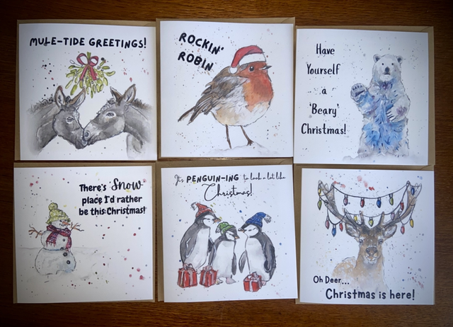 Set of 6 Christmas Cards