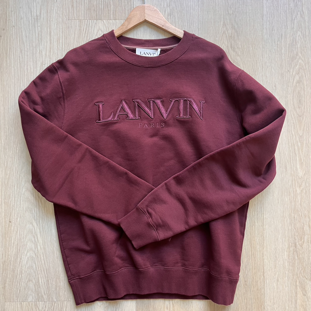 Lanvin Crewneck Bordeaux Size XL - NEW