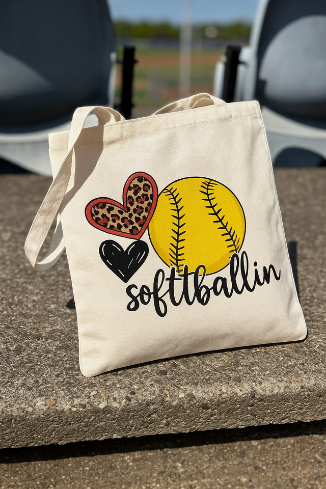 Canvas tas Softballin