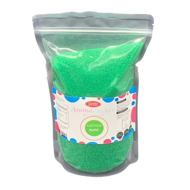 1kg Zuckerwatte - Aromazucker Apfel