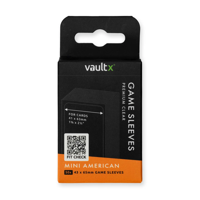 VaultX Mini American Board Game Sleeves