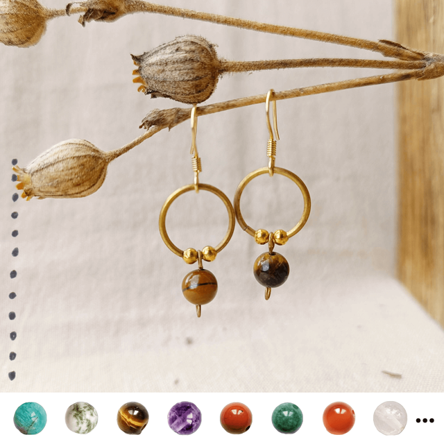 Boucle petit anneau en laiton