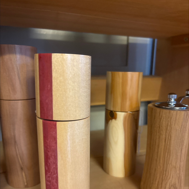 Holz Mühle Salz Pfeffer