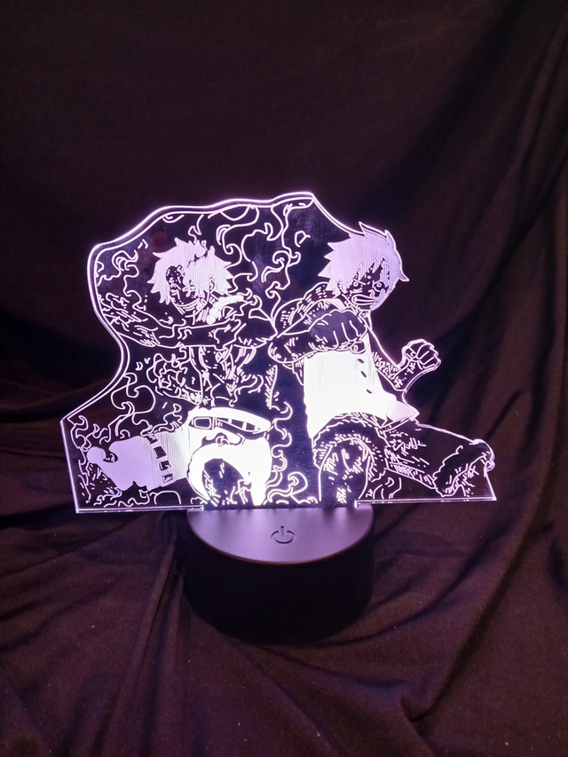 Monkey D Luffy and Portgas D. Ace of One Piece