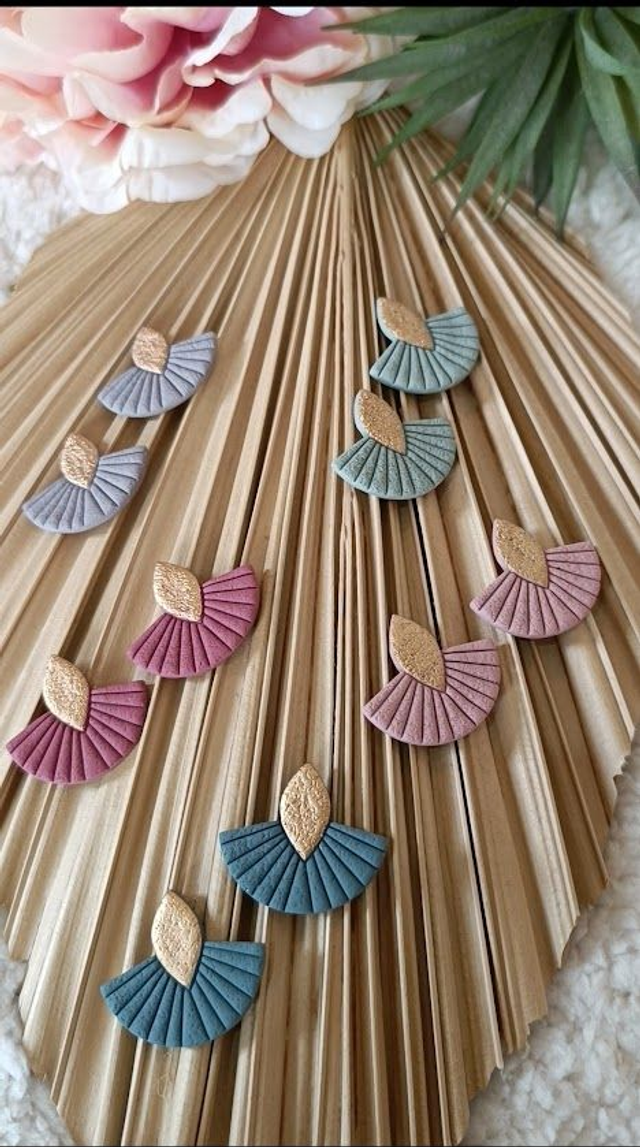Boucles d&#039;oreilles en argile polymère