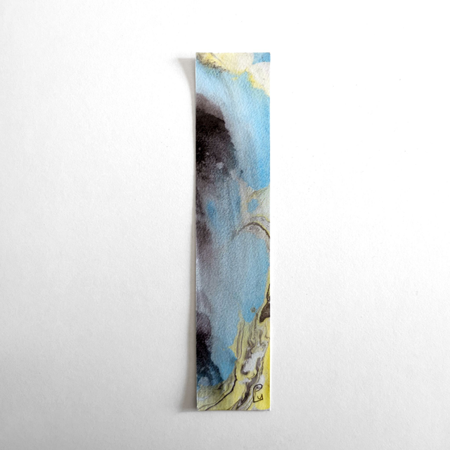 Marque-page Suminagachi