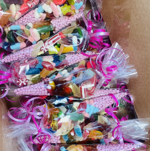 Sweet cones Double pink ribbon