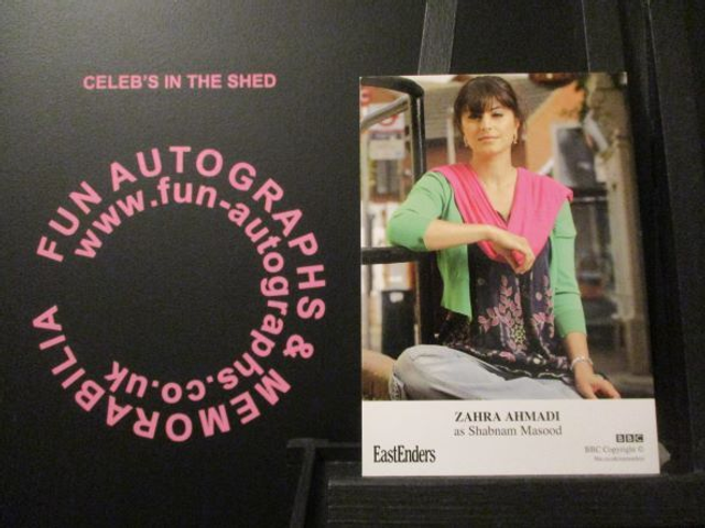 Zahra Ahmadi (Shabnam Masood) Original EastEnders Cast Card