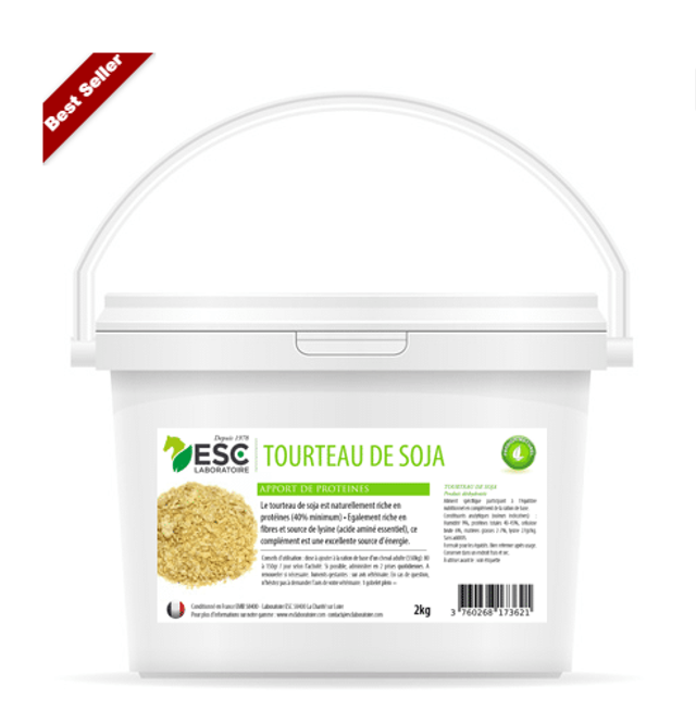 TOURTEAU DE SOJA sans OGM – Apport en protéines et soutien énergétique pour chevaux