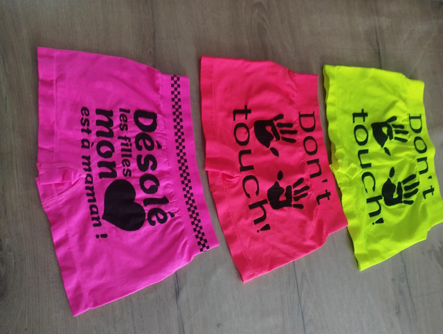 Lot de 3 boxers fluorescents garçons 5 ans 
