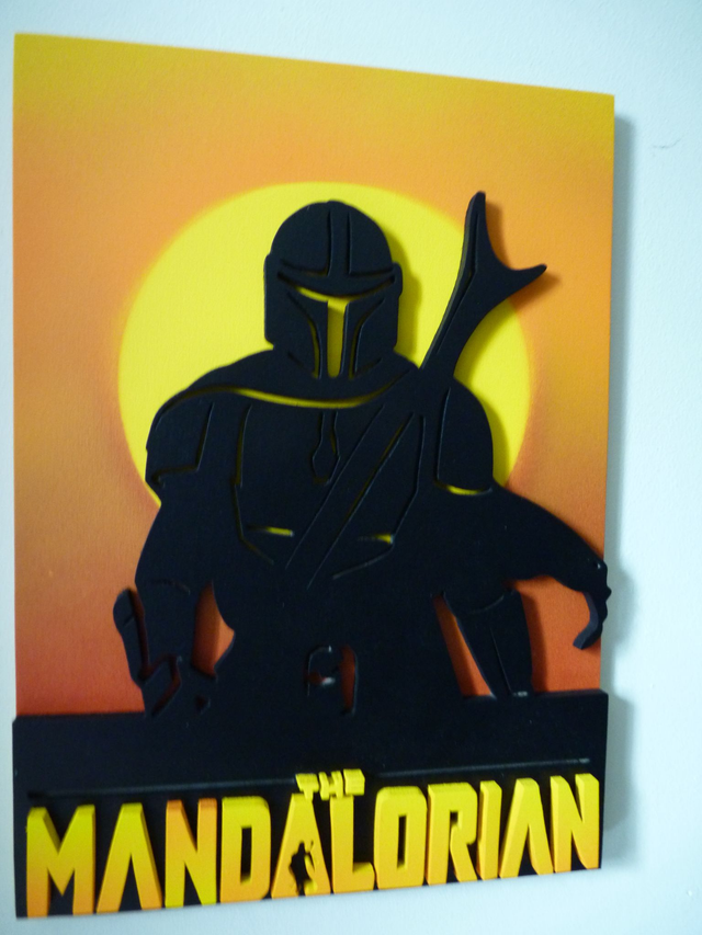 The Mandalorian - 20x28 cms